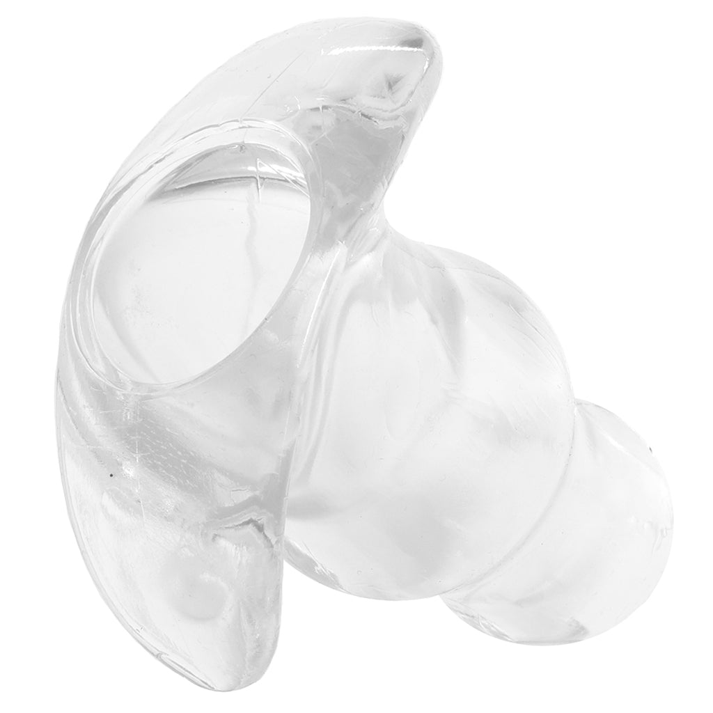 Master Series Clear View Hollow Anal Plug