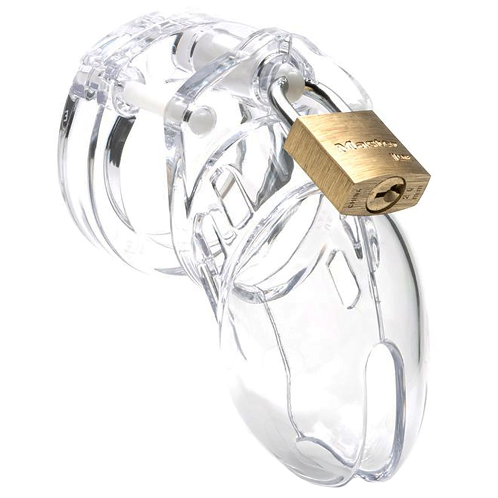 CB-6000S Clear Male Chastity Device: Luxe Control & Devotion