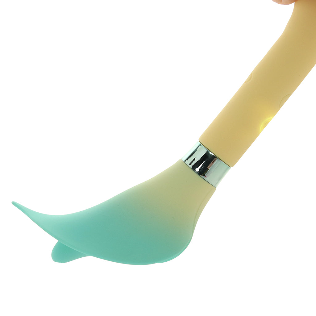 Maia Vala Fiercely Powerful Silicone Flower Vibe in Yellow - Vibrators - HoneyHugs Canada (View 8)