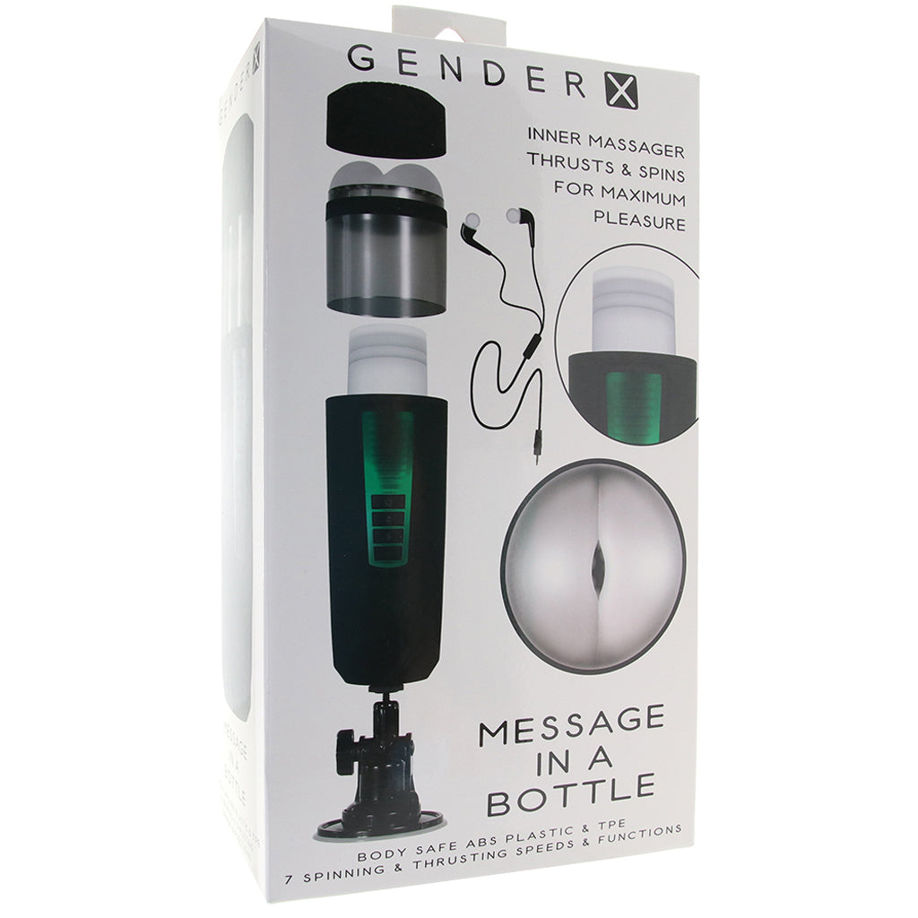 Gender X Gender X Message In A Bottle Auto Stroker - Male Masturbators - HoneyHugs Canada (View 6)