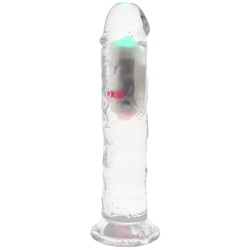 RealRock RealRock 8 Inch Light Up Vibrating Dildo - Vibrators - HoneyHugs Canada