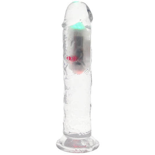 RealRock RealRock 8 Inch Light Up Vibrating Dildo - Vibrators - HoneyHugs Canada