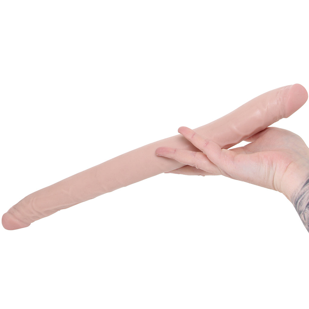Dr. Skin+ 16.5 Inch Posable Silicone Double Dildo