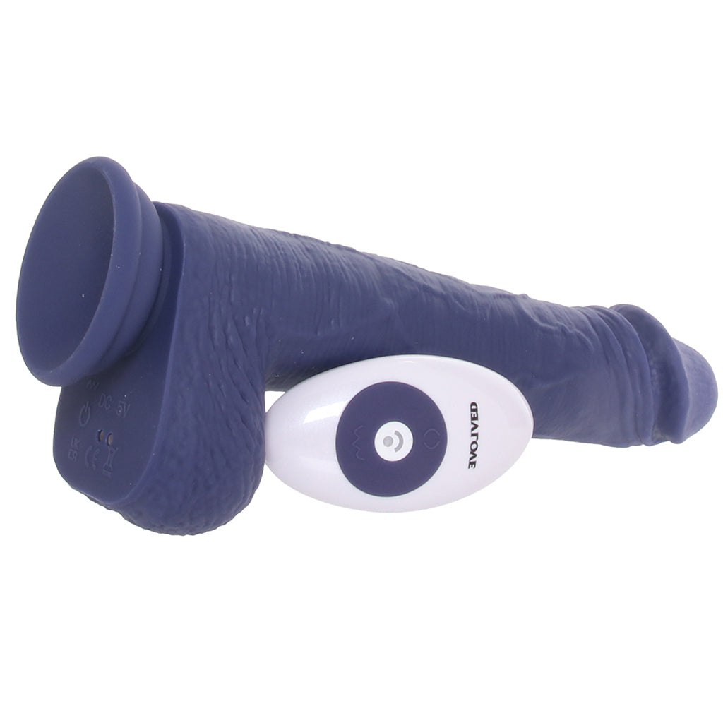 Evolved Novelties Pleasure Rider Remote Thrusting Vibe in Purple - Vibrators - HoneyHugs Canada (View 5)