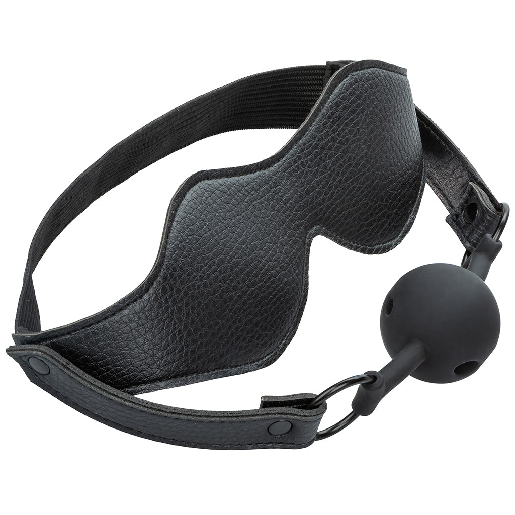 Nocturnal Collection: Luxurious Sensory Deprivation Mask & Breathable Gag Set