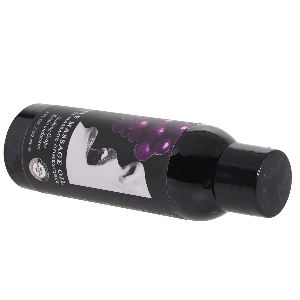 Edible Massage Oil 2oz/60ml in Gushing Grape
