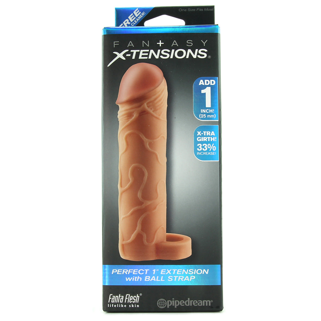 Perfect 1 Inch Extension with Ball Strap in Light