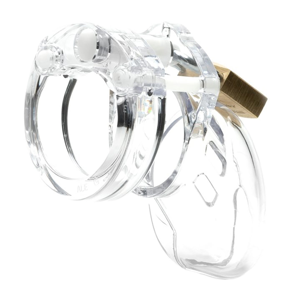 CB-6000S Clear Male Chastity Device: Luxe Control & Devotion