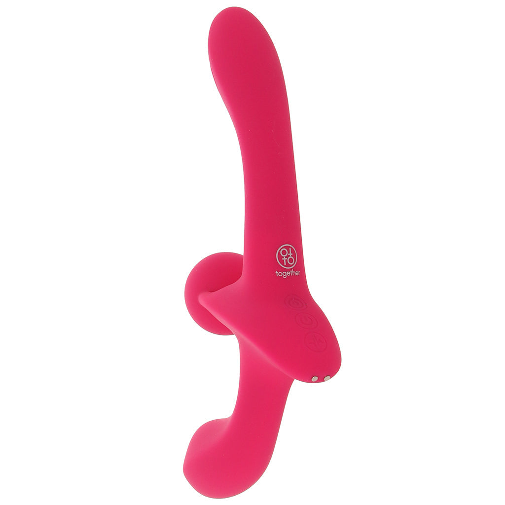 Together Together Double Tap Strapless Strap-On Vibe - Vibrators - HoneyHugs Canada (View 3)