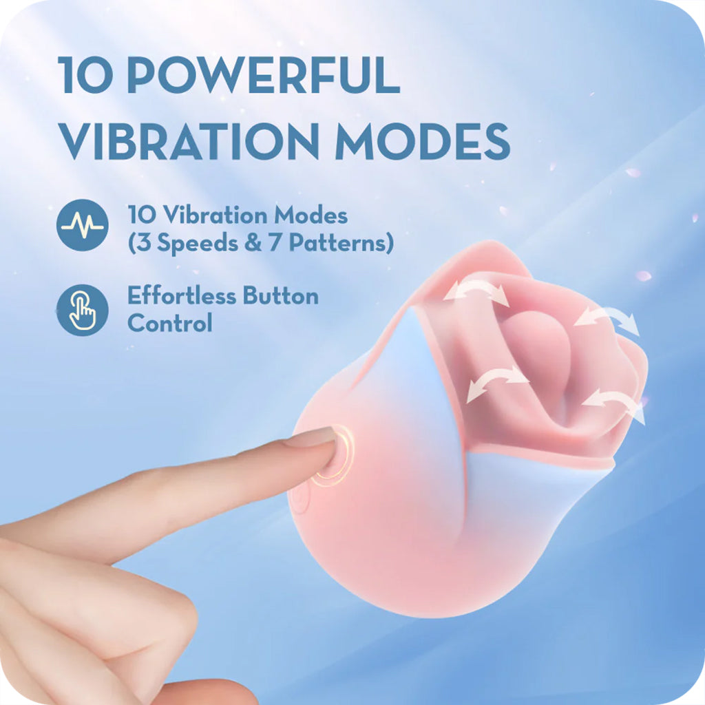 Blush Blush Kissing Rose Vibe - Vibrators - HoneyHugs Canada (View 8)