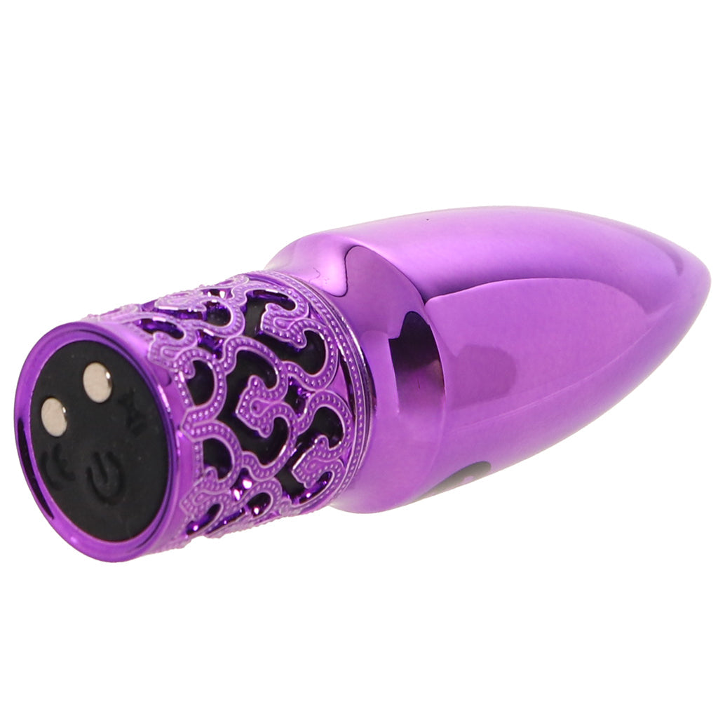 Shots Toys Royal Gems Glitter Bullet Vibe in Purple - Vibrators - HoneyHugs Canada (View 5)