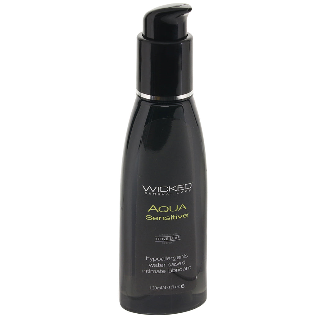 Wicked Aqua Sensitive Lube: Luxurious Hypoallergenic Water-Based for Ultimate Comfort