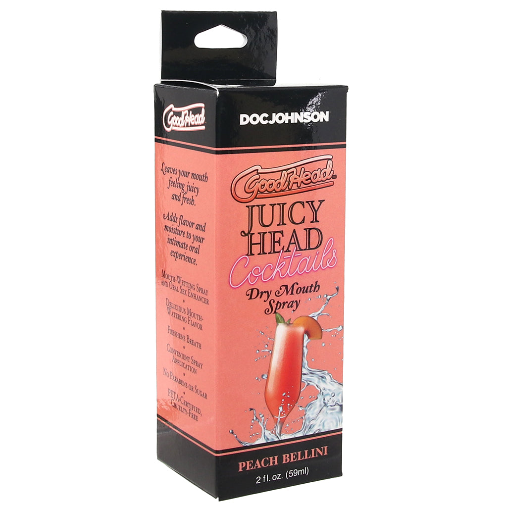 GoodHead Juicy Mouth Spray 2oz/59ml in Peach Bellini