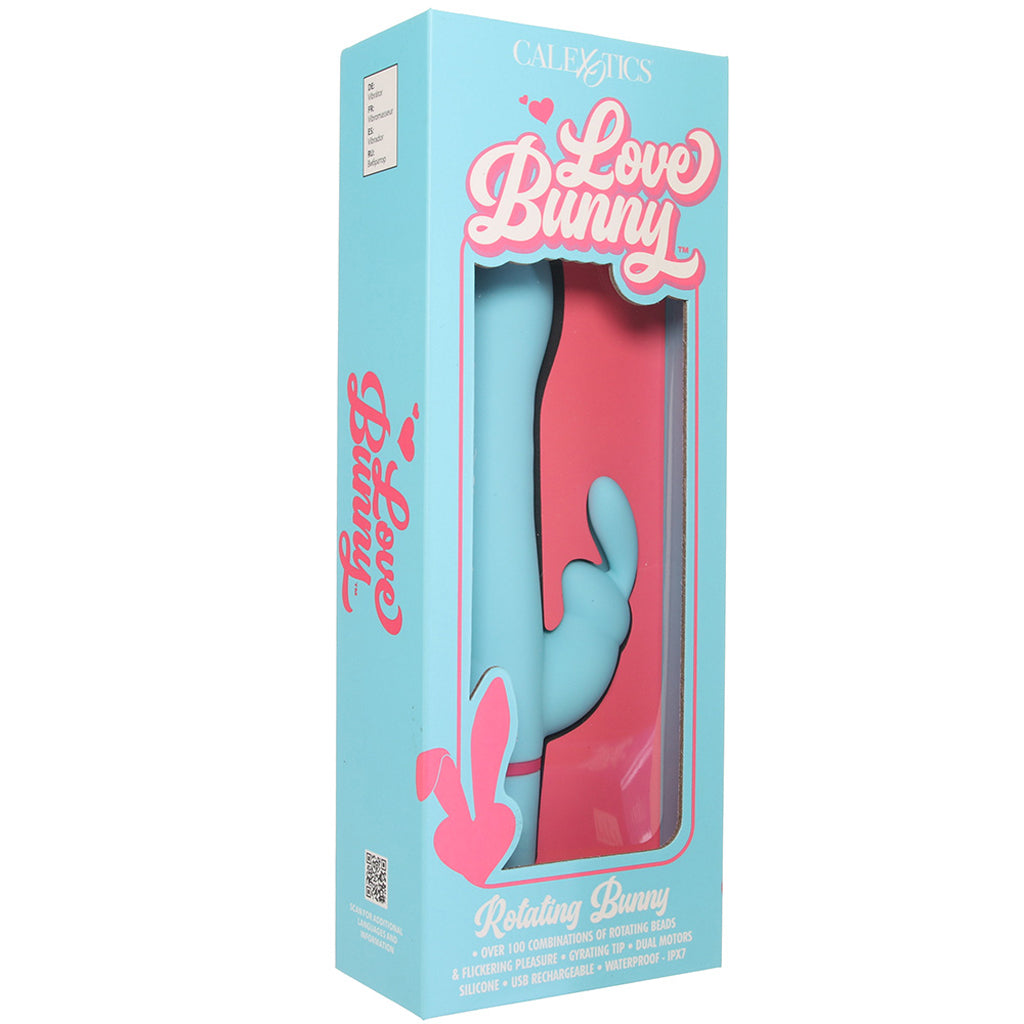 CalExotics Love Bunny Rotating Bunny Vibe in Blue - Vibrators - HoneyHugs Canada (View 6)