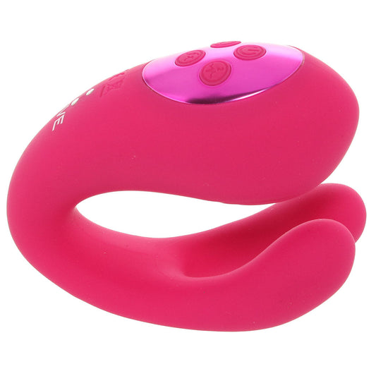 Vive Yoko Triple-Action Dual-Prong Rabbit Vibrator | G-Spot & Clitoral Vibe in Pink