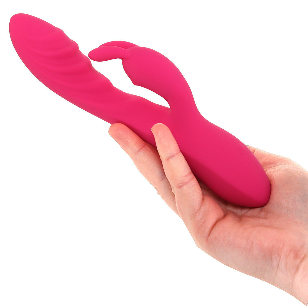 Blush Sexy Things Wild Lust Ribbed Rabbit Vibe - Vibrators - HoneyHugs Canada (View 4)