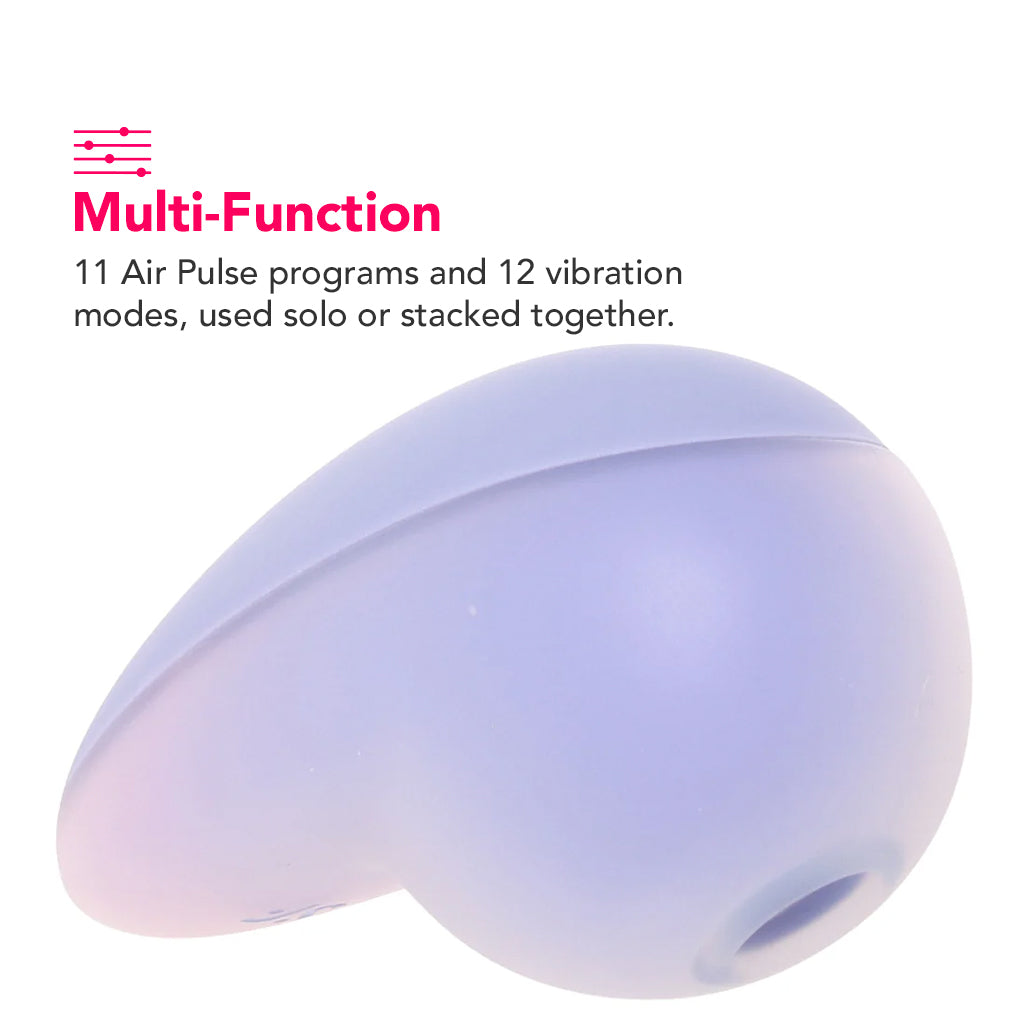 Satisfyer Pixie Dust Double Air Pulse Vibe in Violet & Pink