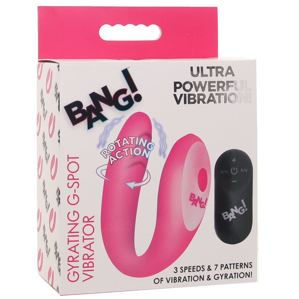 Bang! Wearable Gyrating G-Spot Vibe in Pink