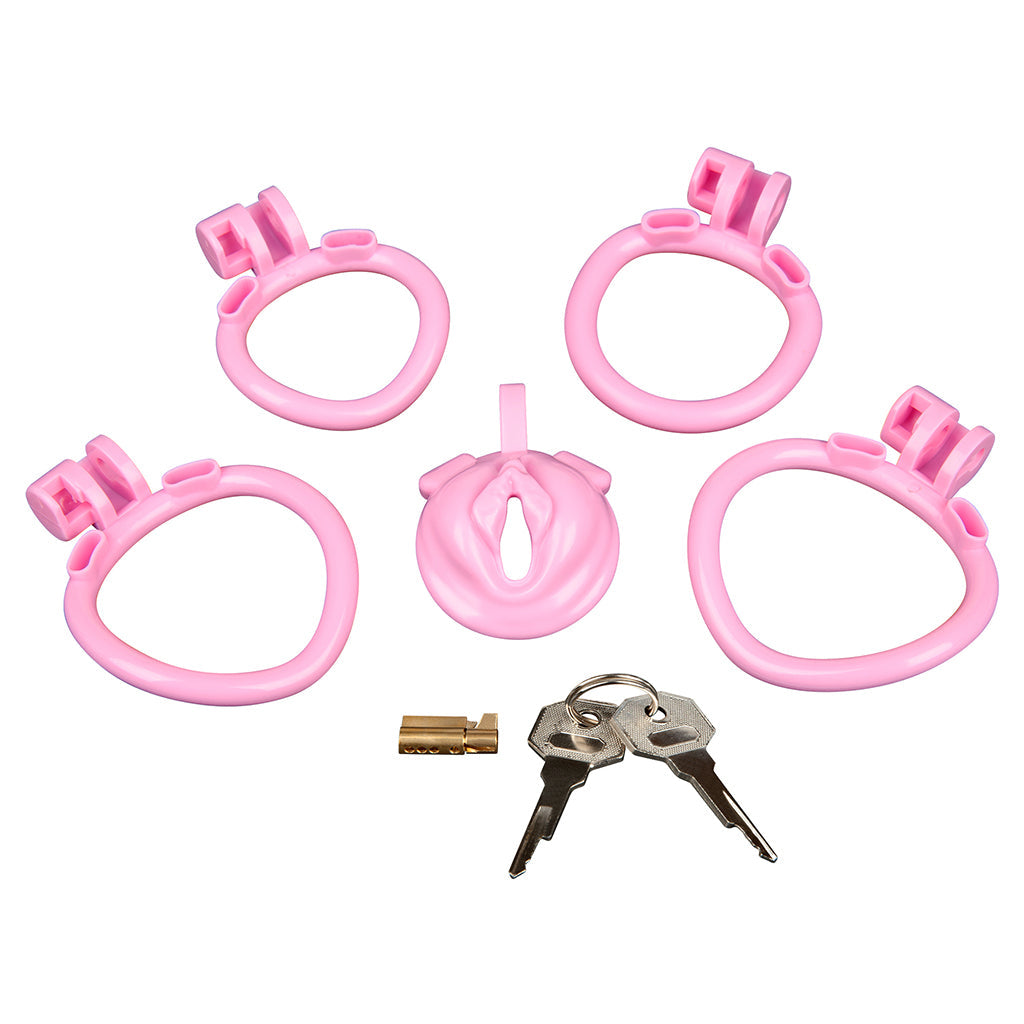 Blueline Bitchboy Degrading Mini Chastity Cage