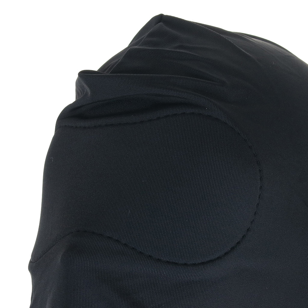 Elite Sensory Play: Silky Nylon Mouth Hood with Integrated Blindfold