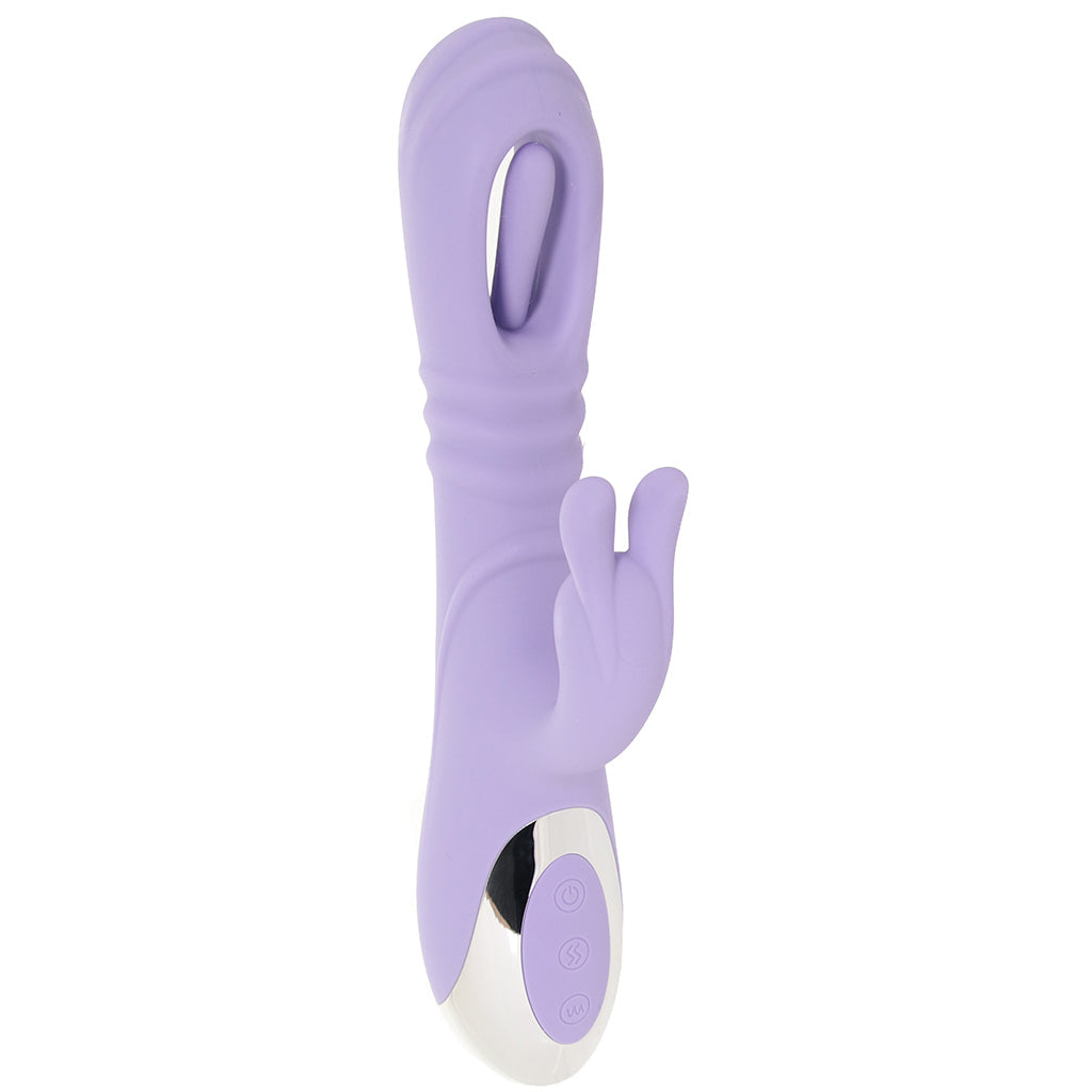Playboy Playboy Tap Me In Thrusting Rabbit Vibe - Vibrators - HoneyHugs Canada