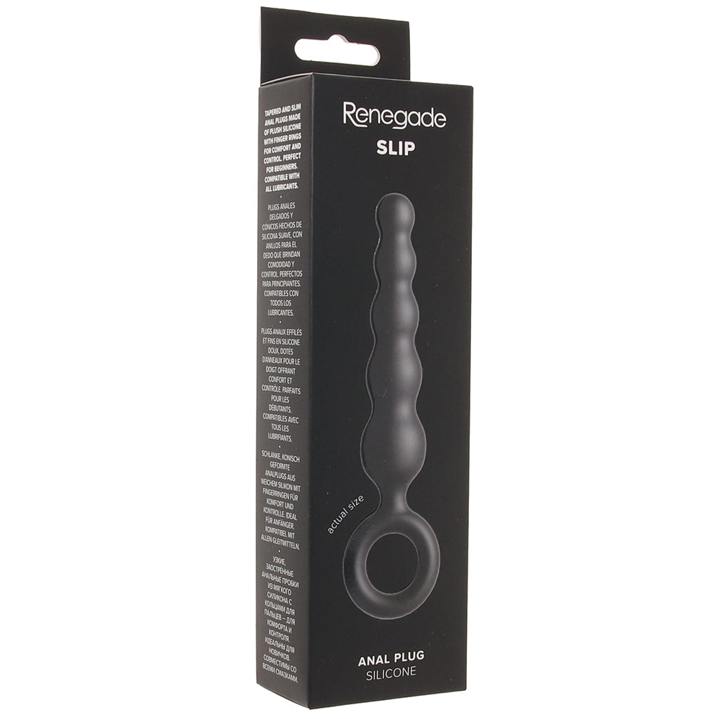 Renegade Slip Beaded Butt Plug