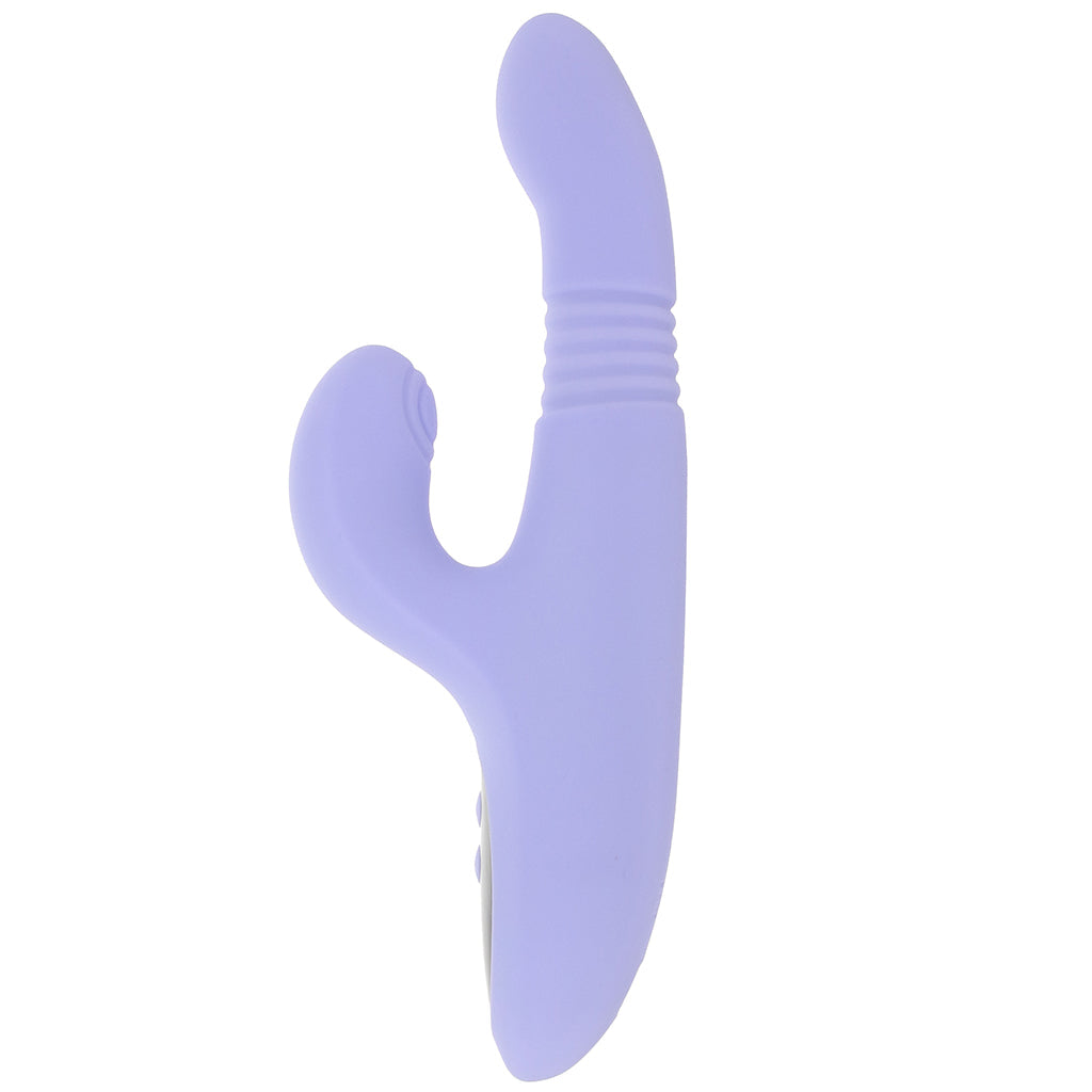 Evolved Novelties Pep Talk Thrusting Rabbit Vibe - Vibrators - HoneyHugs Canada (View 3)