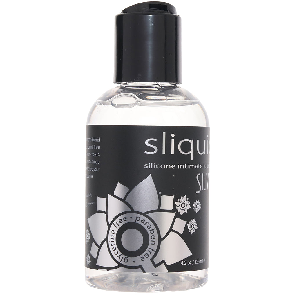 Silver Silicone Intimate Lubricant in 4.2oz/125ml