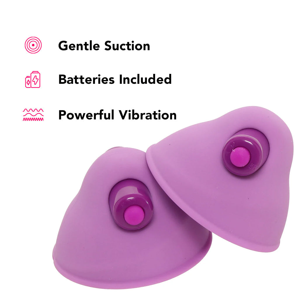 Fantasy For Her Purple Vibrating Nipple Suck-Hers: Elite Suction & Sensual Bliss