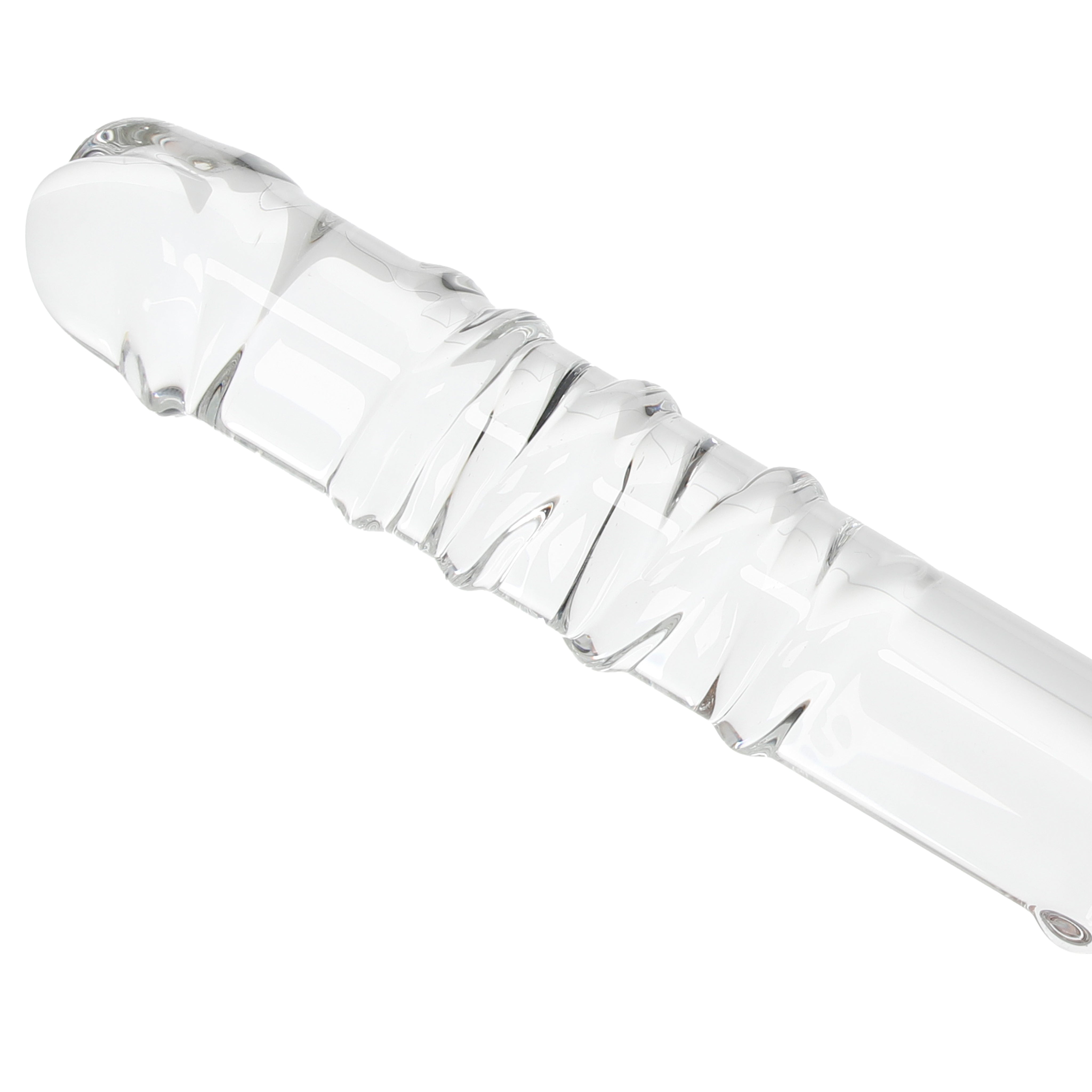 Clarity Elysian Sensation Double-Ended Glass Dildo