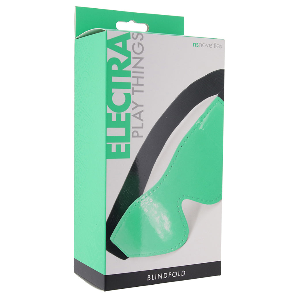 Electra Play Things Blindfold in Neon Green