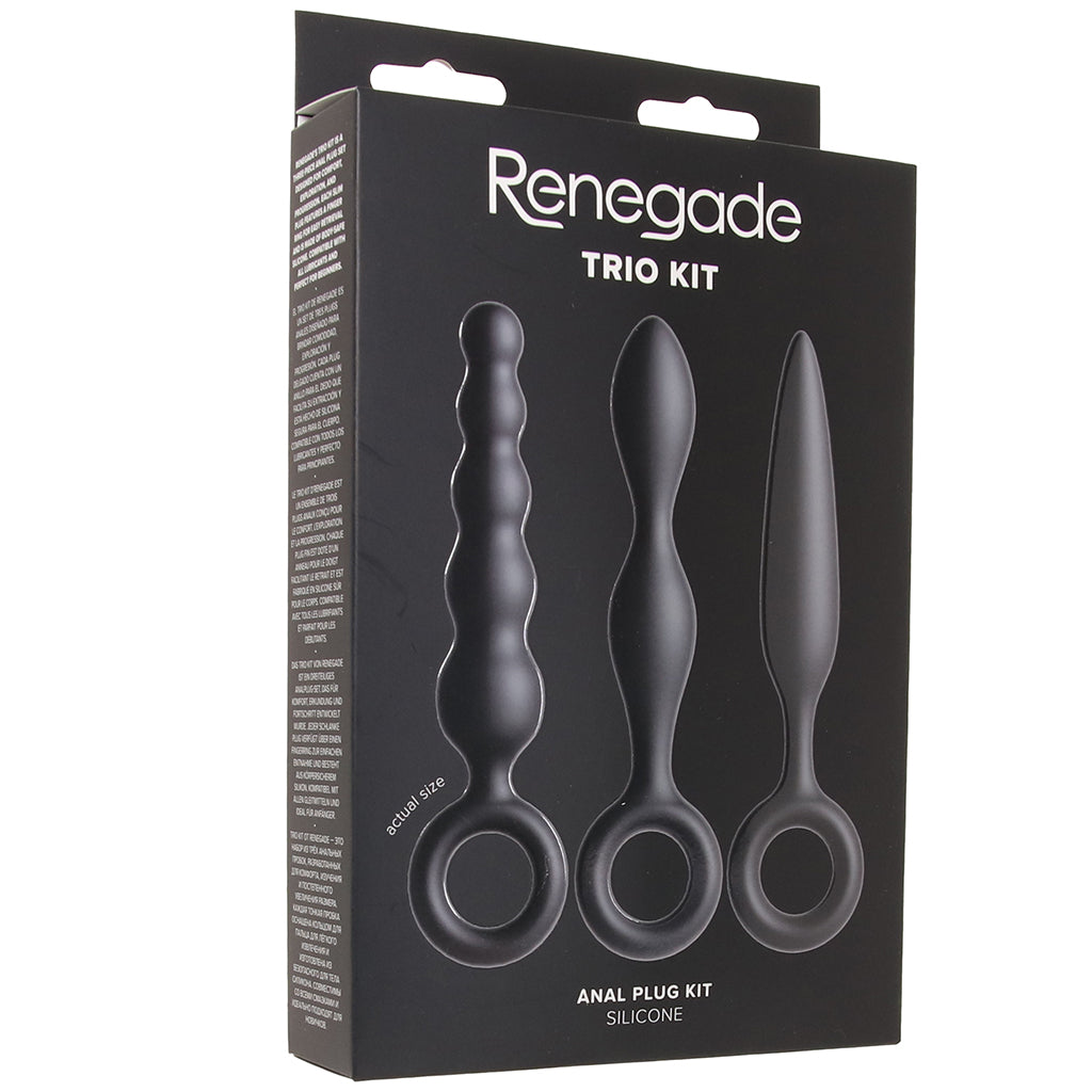 Renegade Trio 3 Piece Butt Plug Set