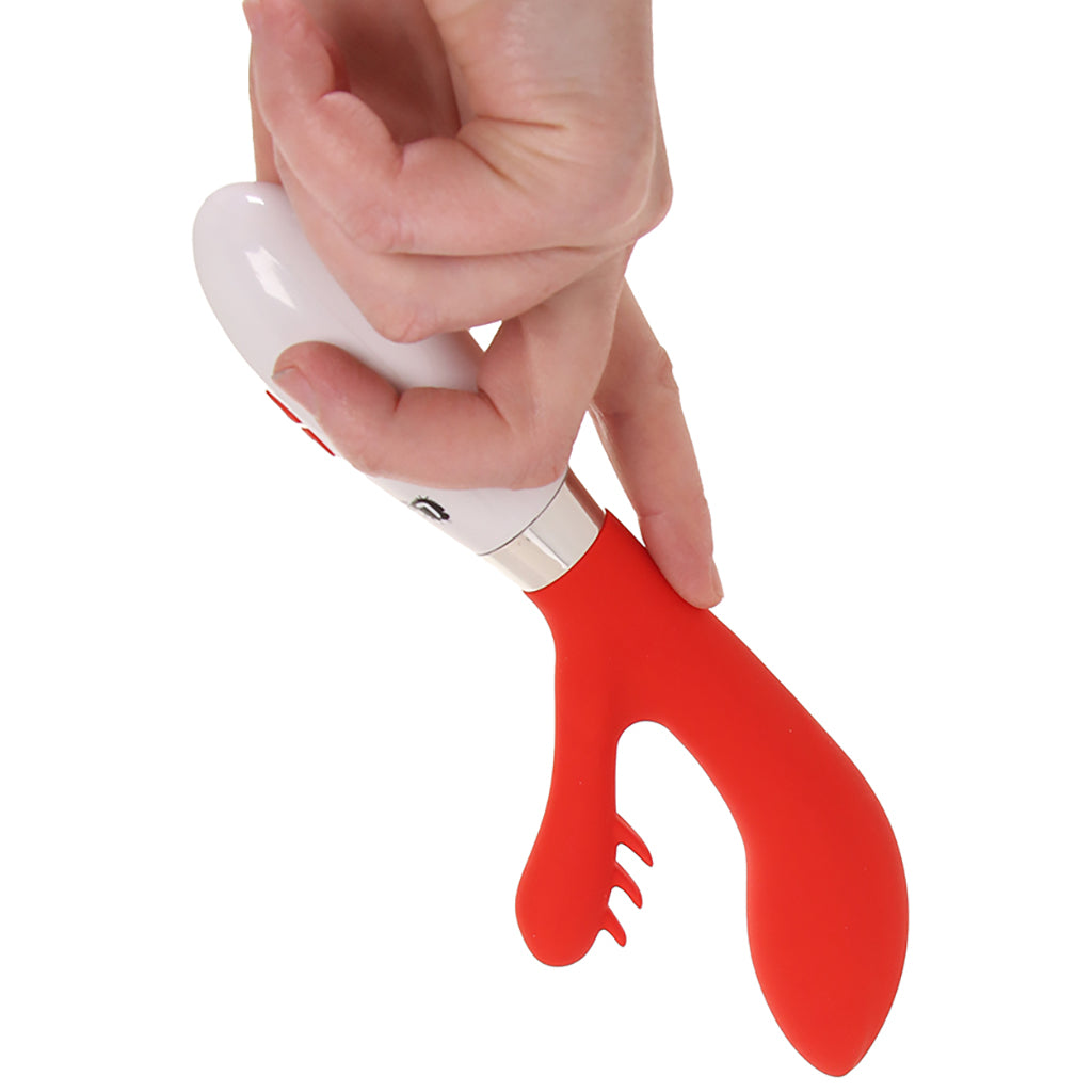 Shots Toys Luminous Agave Rabbit Vibe in Red - Vibrators - HoneyHugs Canada (View 4)