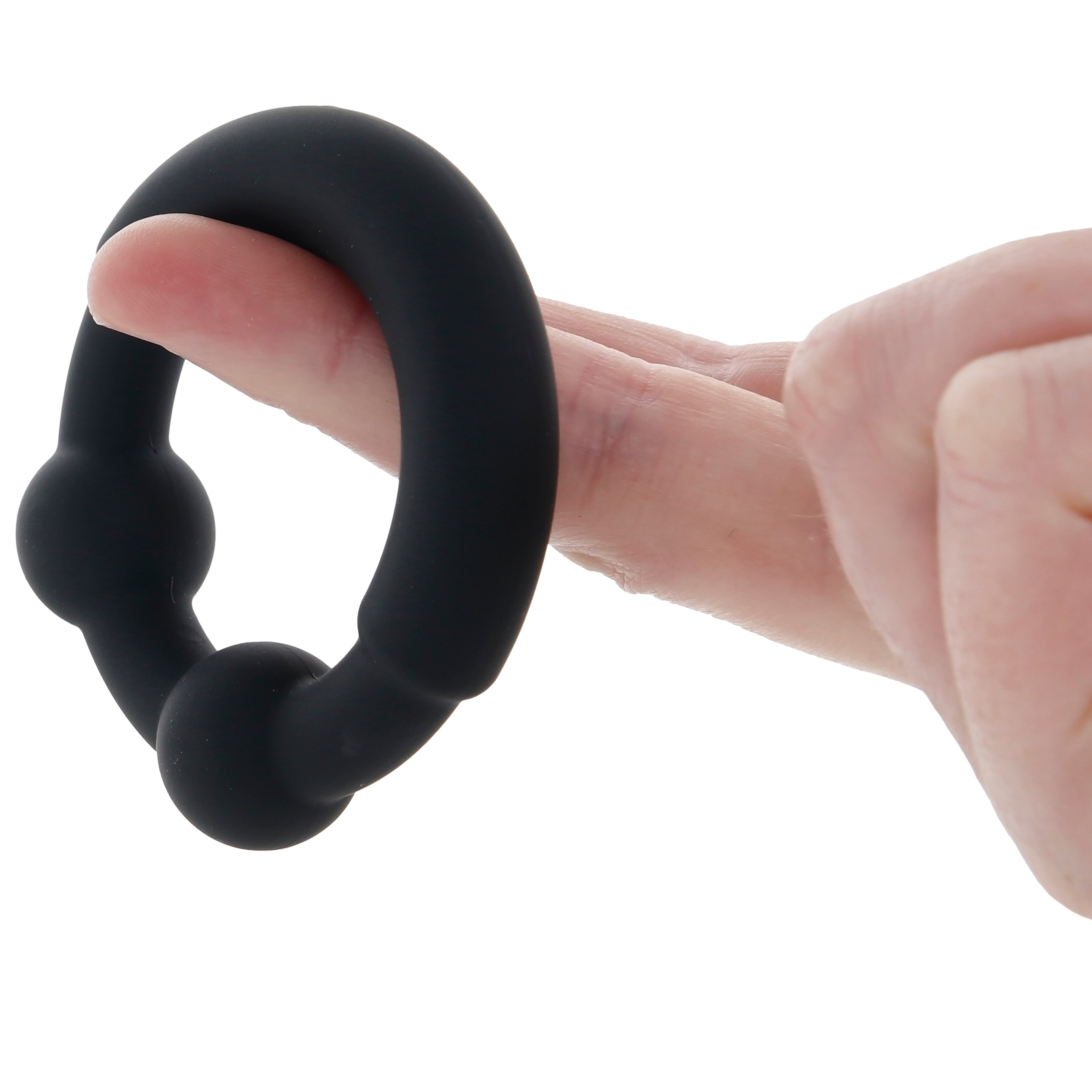 Axel Liquid Silicone Reinforced Super Stretch C-Ring in Bla