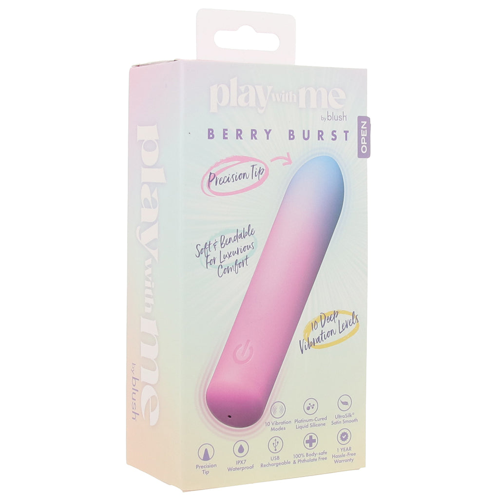 Play with me Play With Me Berry Burst Flexible Bullet Vibe - Vibrators - HoneyHugs Canada (View 9)