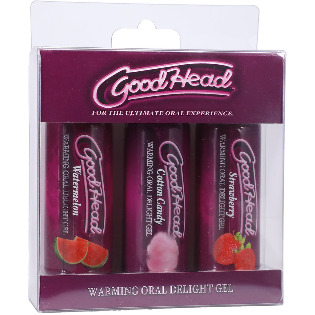 GoodHead Warming Head Oral Delight Gel 3 Pack in 2oz x 3