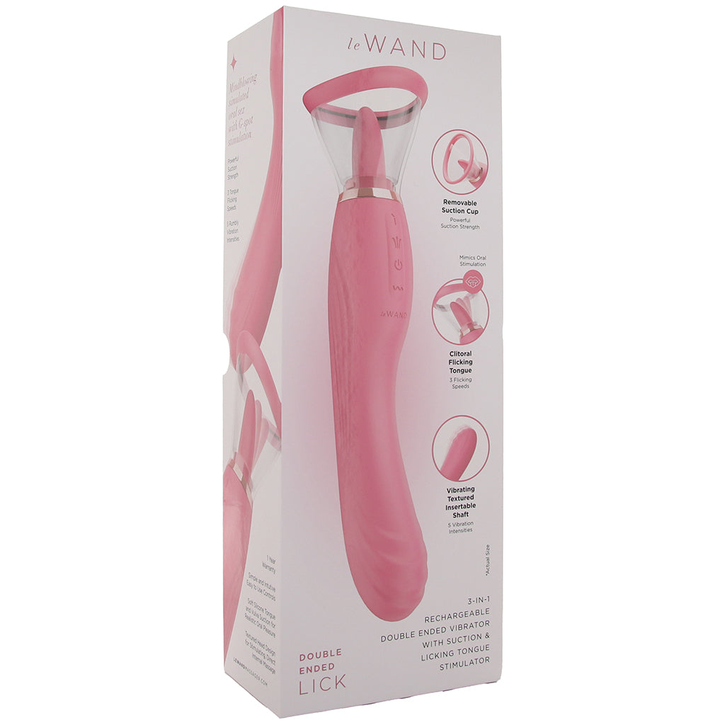 Le Wand Le Wand Lick 3-in-1 Double-Ended Vibe - Magic Wands - HoneyHugs Canada (View 9)