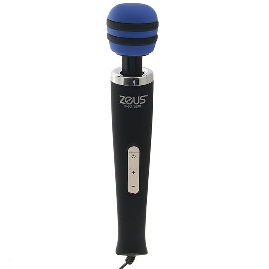 Zeus Electrosex Zeus Blue Arc Plug In E-Stim Vibrating Wand - Magic Wands - HoneyHugs Canada