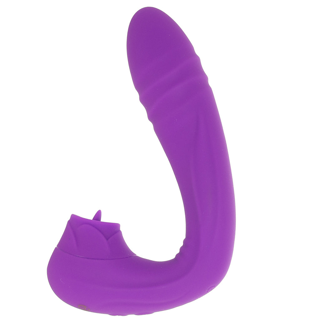 BodyWand BodyWand G-Play Squirt Master Thrusting & Licking Vibe - Vibrators - HoneyHugs Canada (View 3)