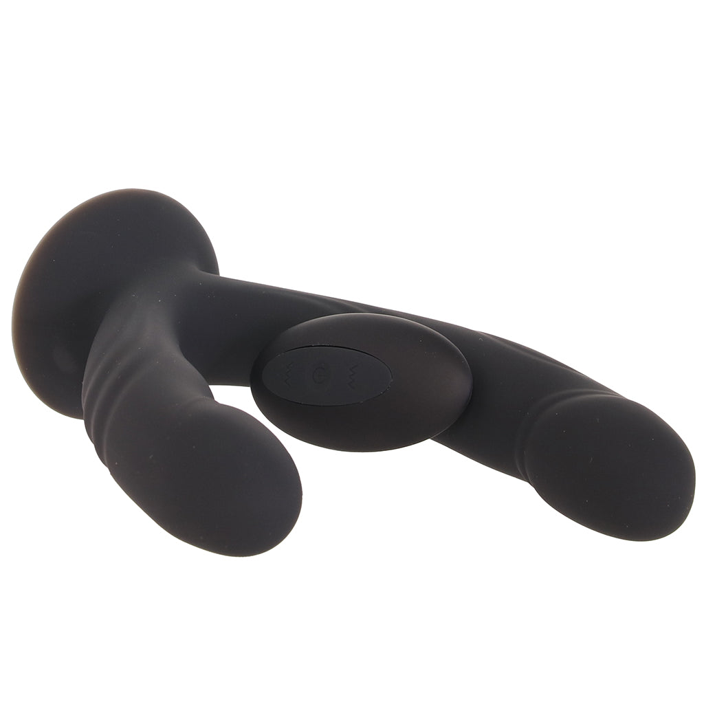 Inya Inya Duet Vibrating Double Dildo in Black - Dildos - HoneyHugs Canada (View 5)