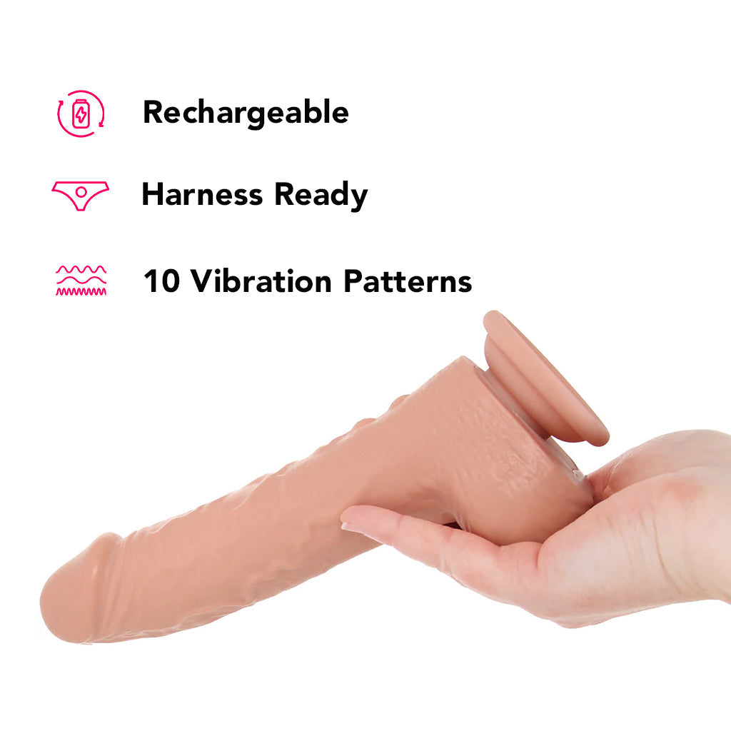 XR Brands Loadz 8.5 Inch Vibrating Squirting Dildo - Vibrators - HoneyHugs Canada (View 5)