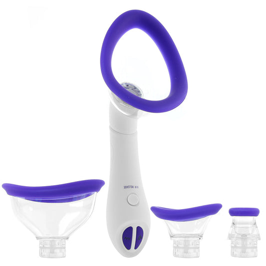 Doc Johnson Bloom Intimate Body Pump in Purple - Vibrators - HoneyHugs Canada