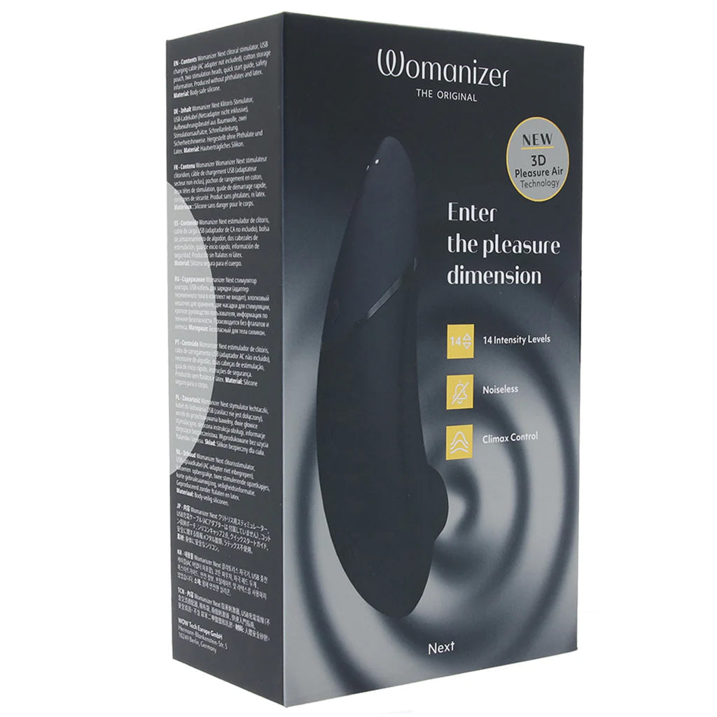 Womanizer Next 3D Pleasure Air Stimulator in Black