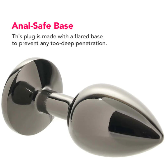 Black Gem Anal Plug in Small