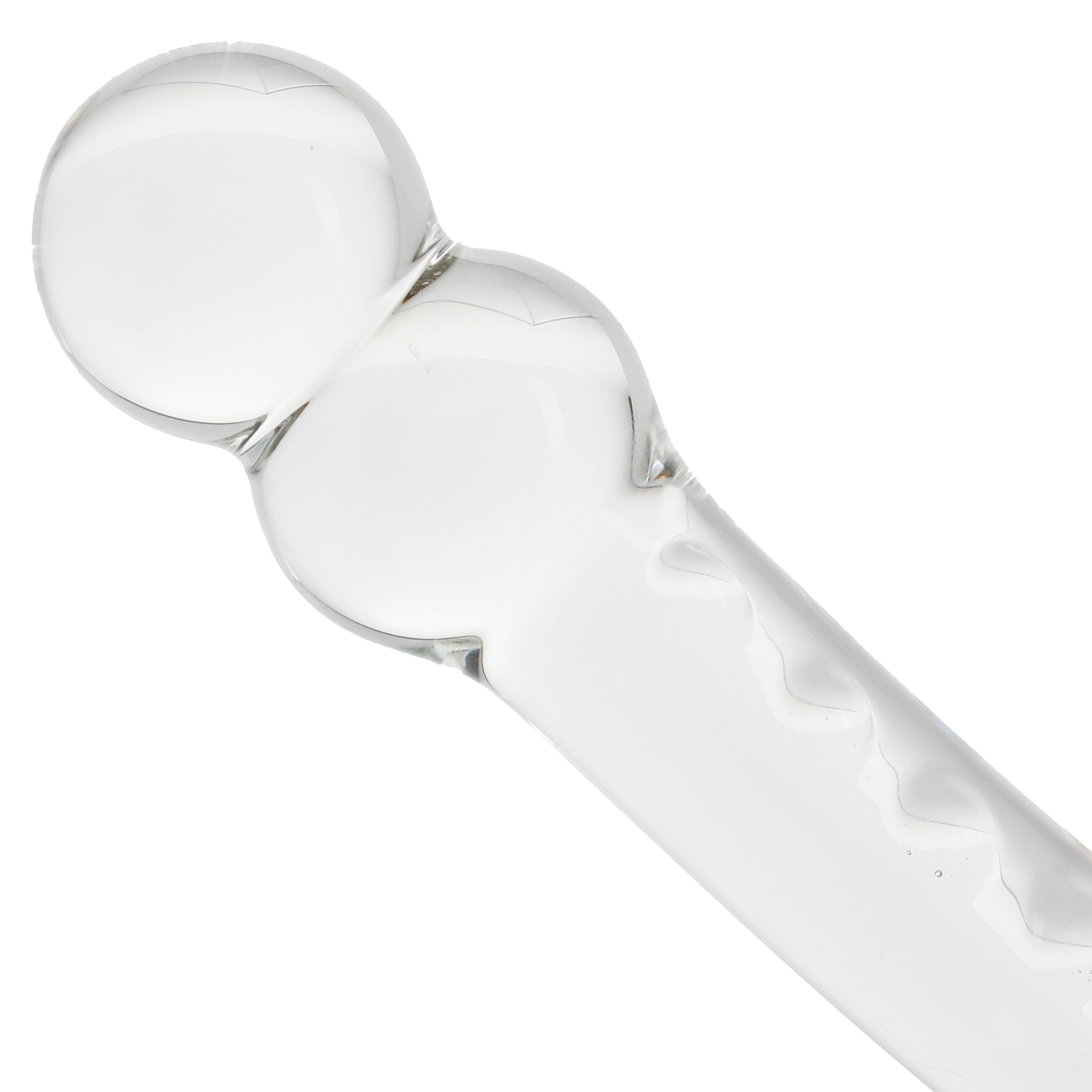 Clarity Celestial Ridge Double-Ended Glass Dildo