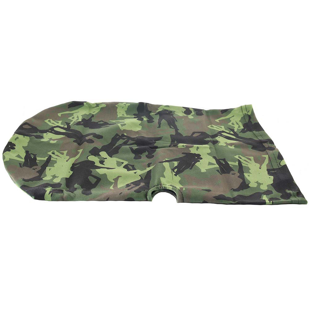 Ouch! Army Themed Mask with Mouth Opening