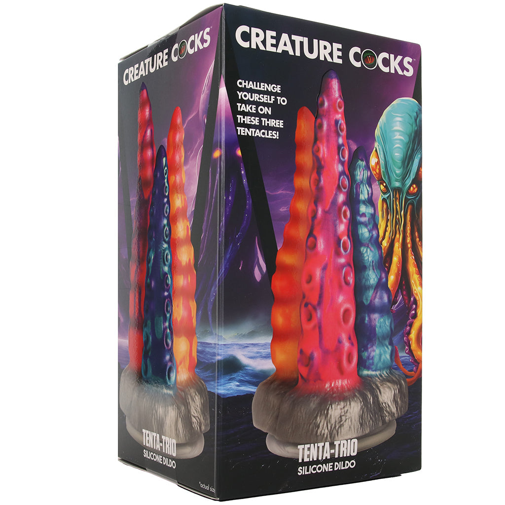Creature Cocks Creature Cocks Tenta-Trio Silicone Dildo - Vibrators - HoneyHugs Canada (View 9)