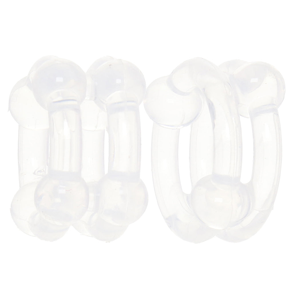Alpha Liquid Silicone Double Stacker Rings