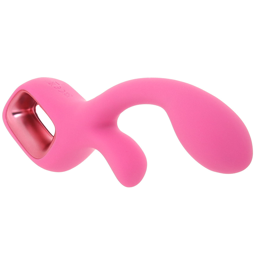 ns novelties Pretty in Pink Velvet G-Spot Rabbit Vibe - Vibrators - HoneyHugs Canada (View 8)