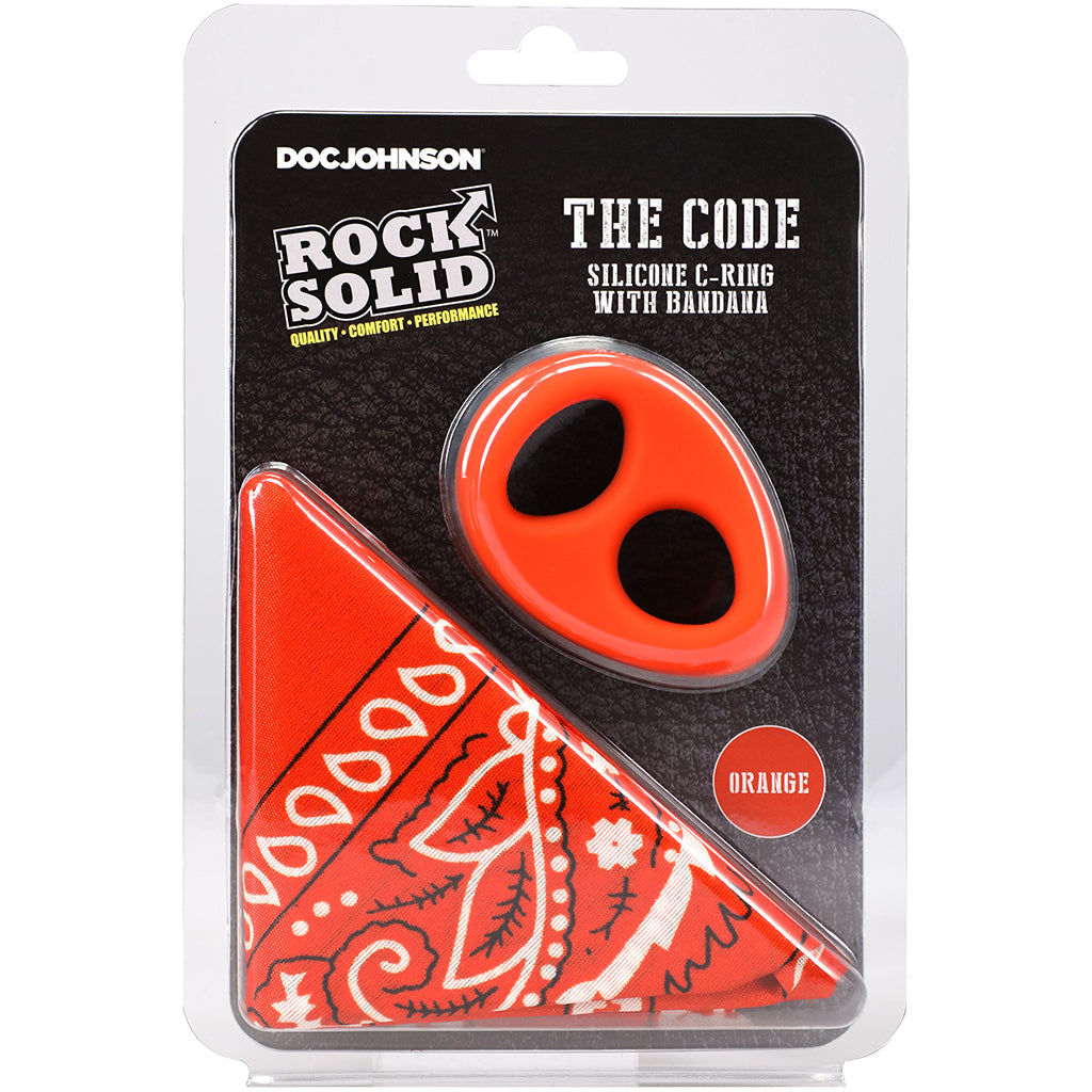 Rock Solid The Code C-Ring and Bandana Set in Orange